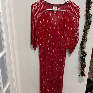Knox Rose Red Long Sleeve Dress